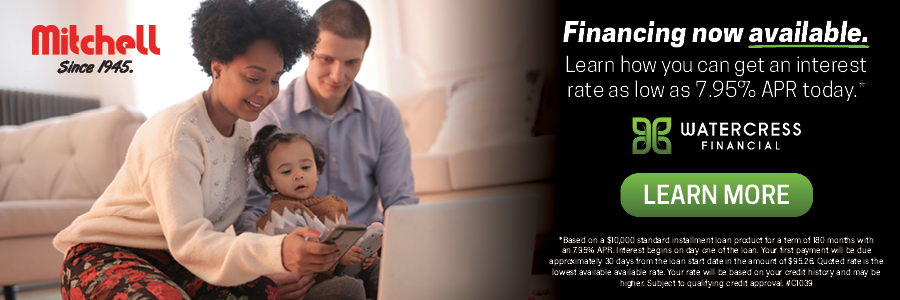 Family discussing financial options together.